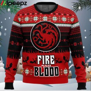 Game of Thrones Fire and Blood Ugly Christmas Sweater