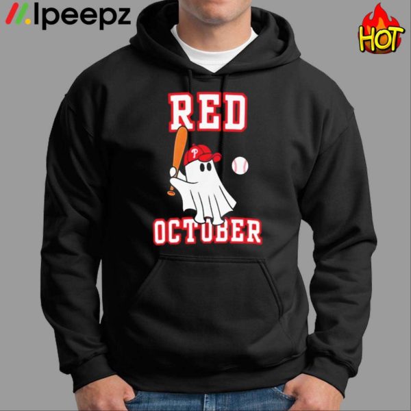Ghost Philadelphia Phillies Red October 2023 Shirt