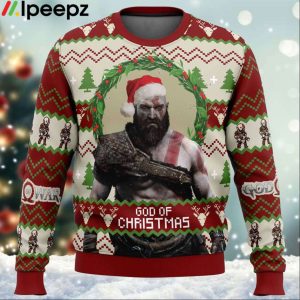 God of Christmas God of War Ugly Christmas Sweater
