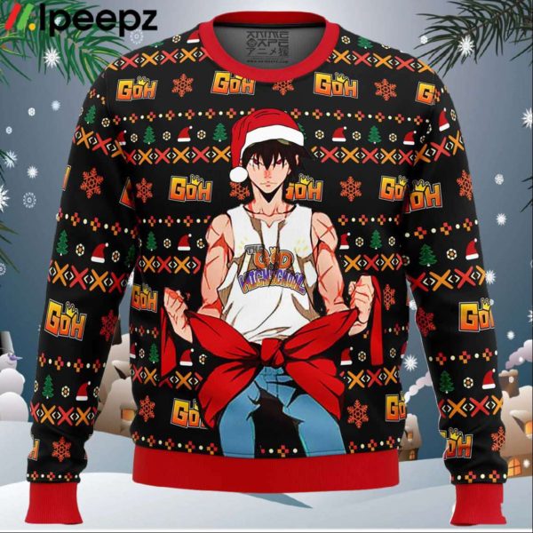 God of High School Santa Jin Mori Ugly Christmas Sweater