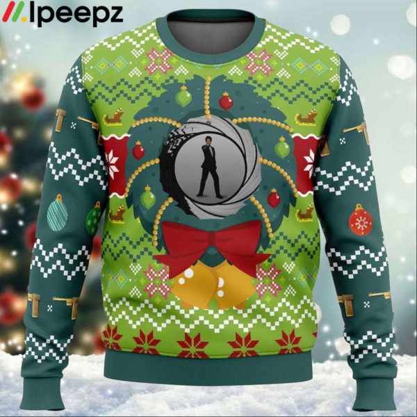 Golden Eye v2 Ugly Christmas Sweater