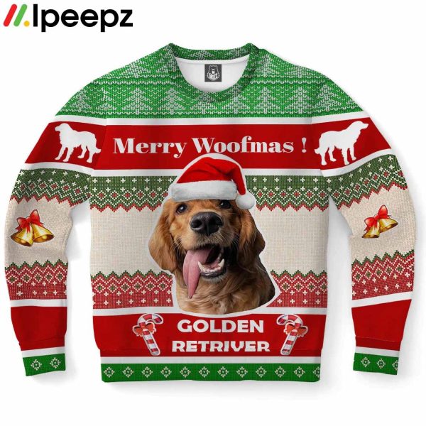 Golden Retriever Dog Ugly Christmas Sweater