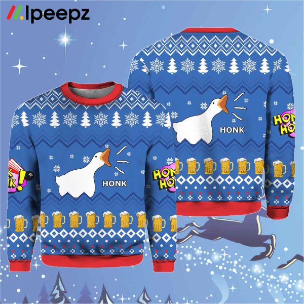 Goose Hock Ugly Christmas Sweater