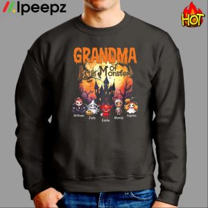 Grandma Of Little Monsters William Judy Eddie Mandy Sophia Shirt