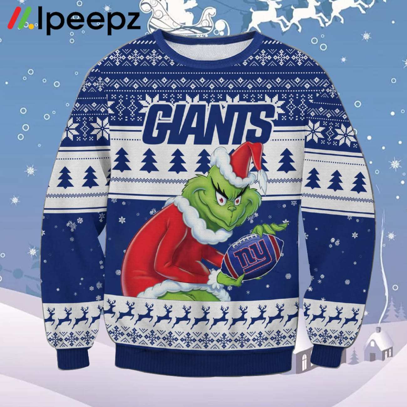 New York Giants Ugly Christmas Sweater Giants Football Gift