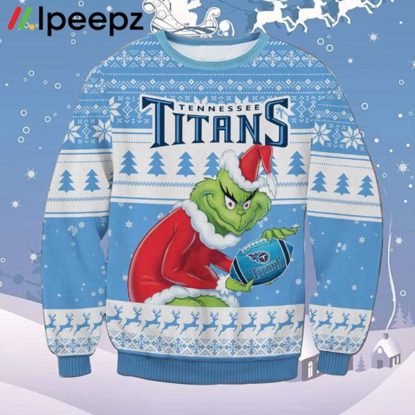 Grnch Tennessee Titans Christmas Sweater