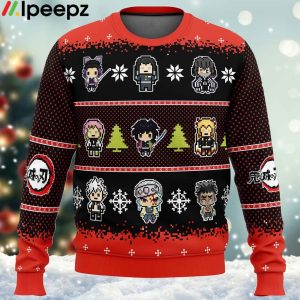 Hashira Demon Slayer Ugly Christmas Sweater