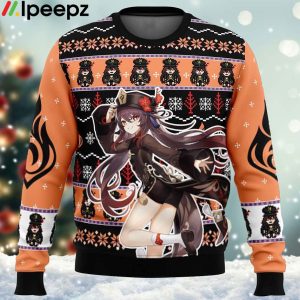 Hu Tao Genshin Impact Ugly Christmas Sweater