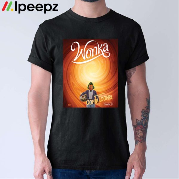 Hugh Grants Character Poster For Wonka Shirt