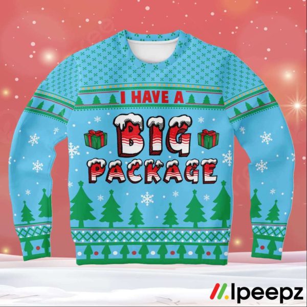 I Have A Big Package Ugly Christmas Sweater