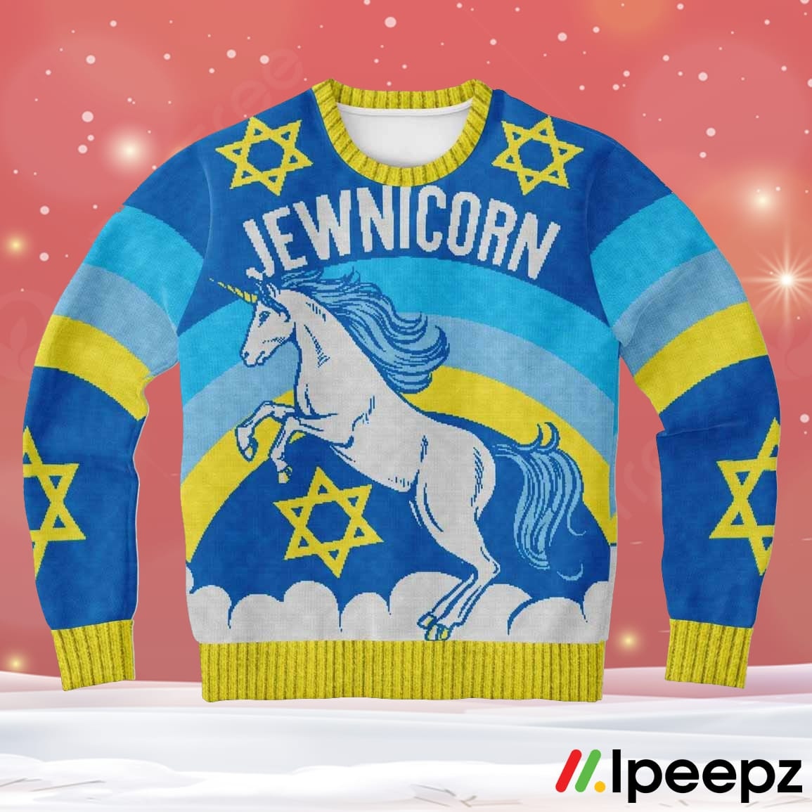 Star of david 2025 ugly sweater