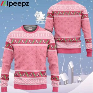 Kimetsu Nezuko Custom Anime Ugly Christmas Sweater
