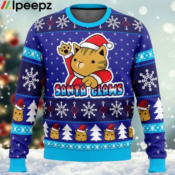 Kitty Claws Ugly Christmas Sweater