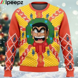 KochiKame Tokyo Beat Cops Ugly Christmas Sweater