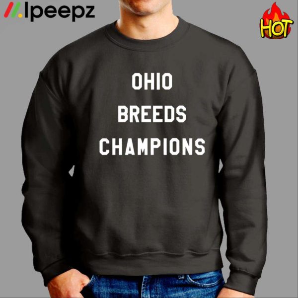 Lebron James Ohio Breeds Champions Shirt
