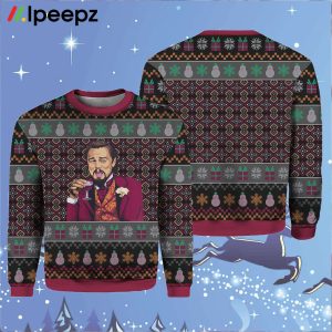 Leo DiCaprio Christmas Ugly sweater