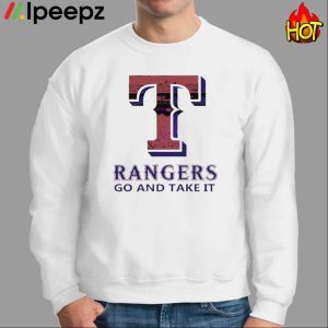 Logo Texas Rangers Go And Take It Shirt