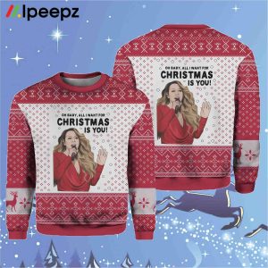 Mariah Carey All I Want For Christmas Is You Ugly Sweater