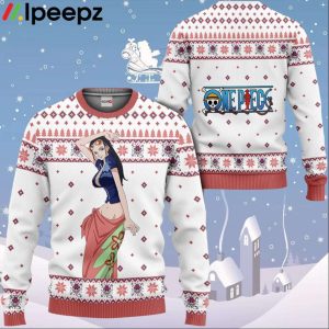 Nico Robin Custom Anime Ugly Christmas Sweater