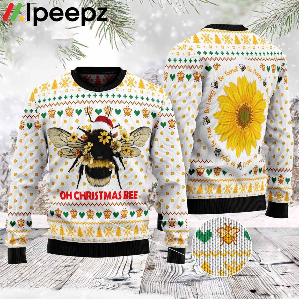 Oh Christmas Bee Bee Funny Ugly Sweater