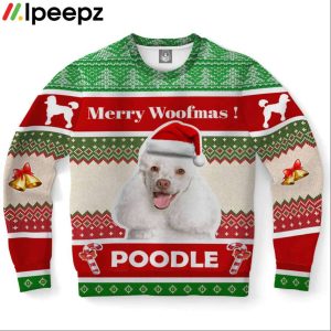 Poodle Dog Ugly Christmas Sweater