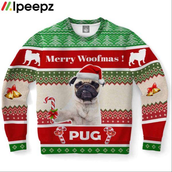 Pug Dog Ugly Christmas Sweater