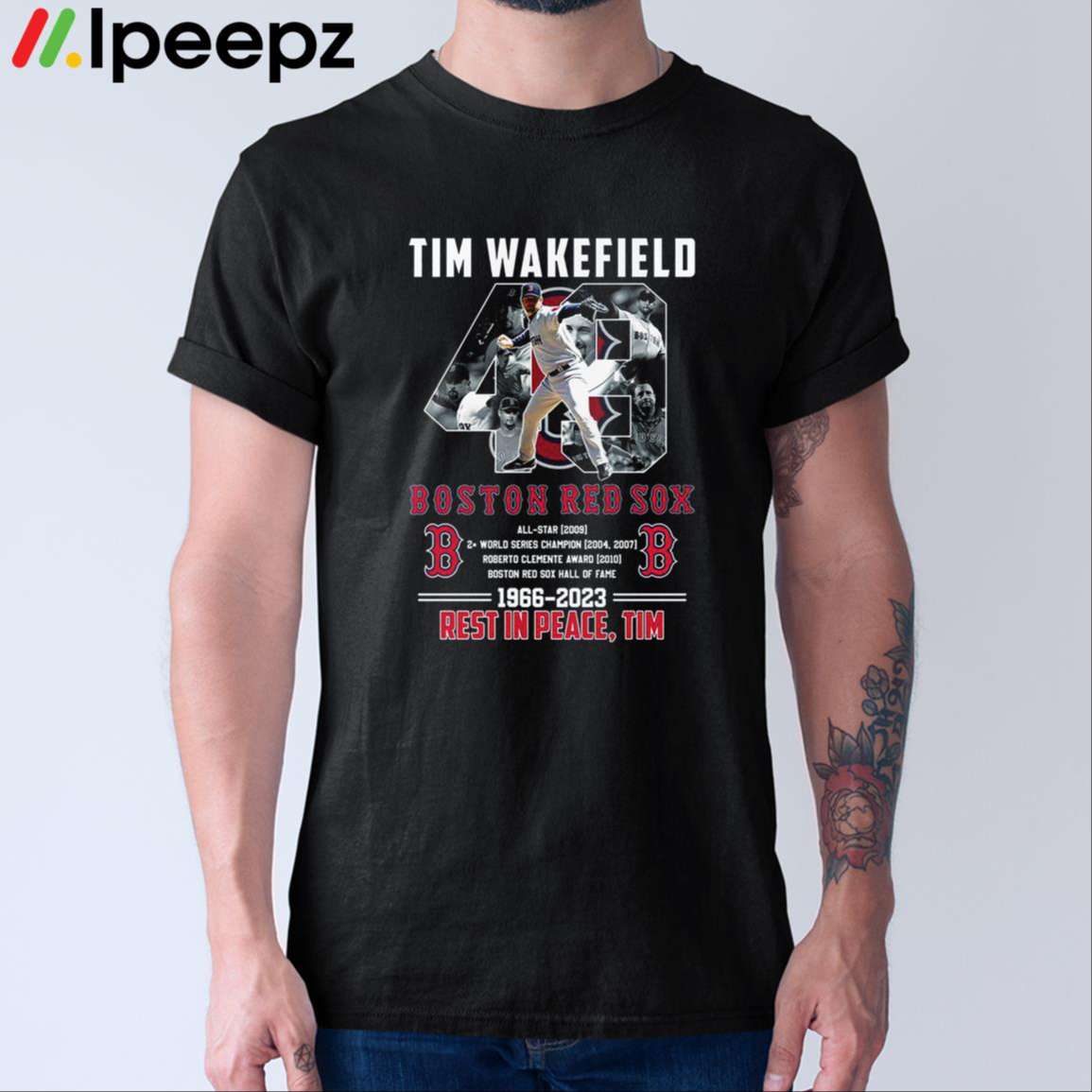 Rip Tim Wakefield 49 Legend Boston Red Sox 2023 T Shirt