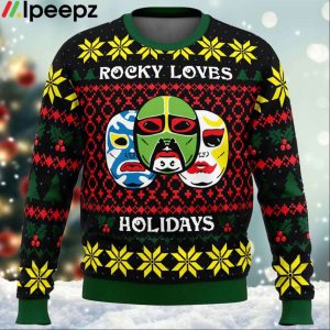 Rocky Loves Holidays 3 Ninjas Ugly Christmas Sweater