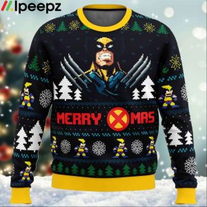 Santa Claws Wolverine Marvel Ugly Christmas Sweater