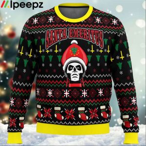 Santa Emeritus Papa Emeritus Ugly Christmas Sweater