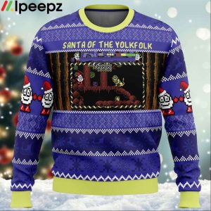 Santa of the Yolkfolk A Dizzy Prince of the Yolkfolk Ugly Christmas Sweater