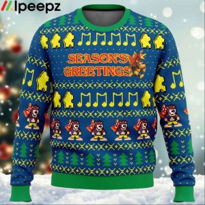 Seasons Greetings Banjo-Kazooie Ugly Christmas Sweater