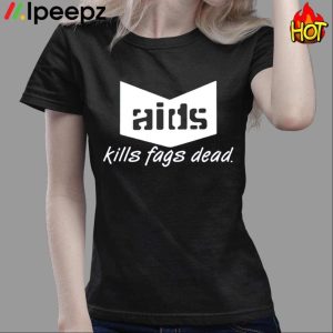 Sebastian Bach Aids Kills Fags Dead Limited Shirt