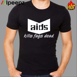 Sebastian Bach Aids Kills Fags Dead Limited Shirt