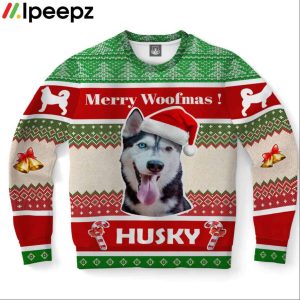 Siberian Husky Dog Ugly Christmas Sweater