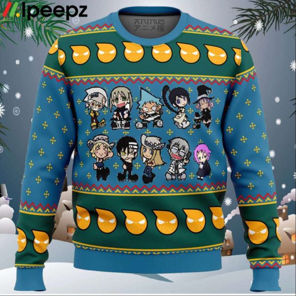 Soul Eater Chibi Ugly Christmas Sweater