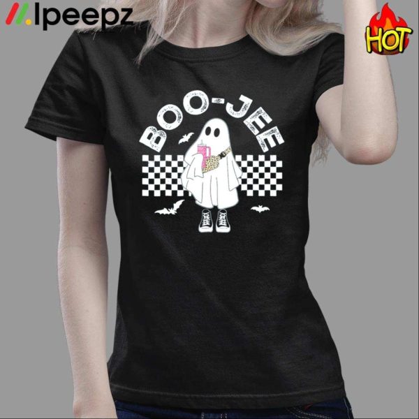 Spooky Season Cute Boujee Ghost Halloween Boo Jee Shirt