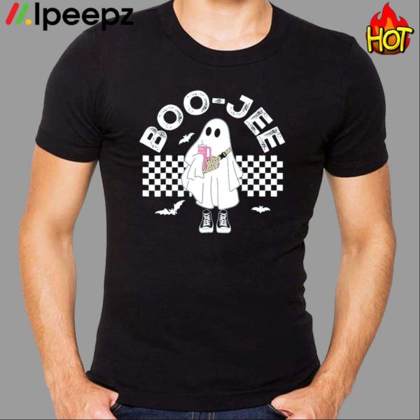 Spooky Season Cute Boujee Ghost Halloween Boo Jee Shirt