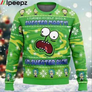 Sweater Rick Rick and Morty Ugly Christmas Sweater