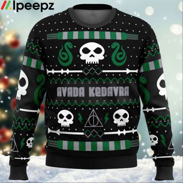 The Dark Sweater Harry Potter Ugly Christmas Sweater