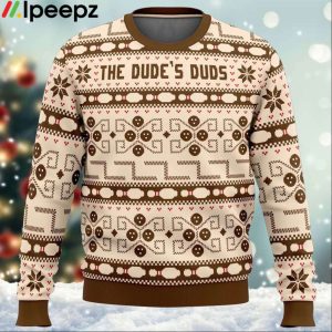 The Dudes Duds The Big Lebowski Ugly Christmas Sweater