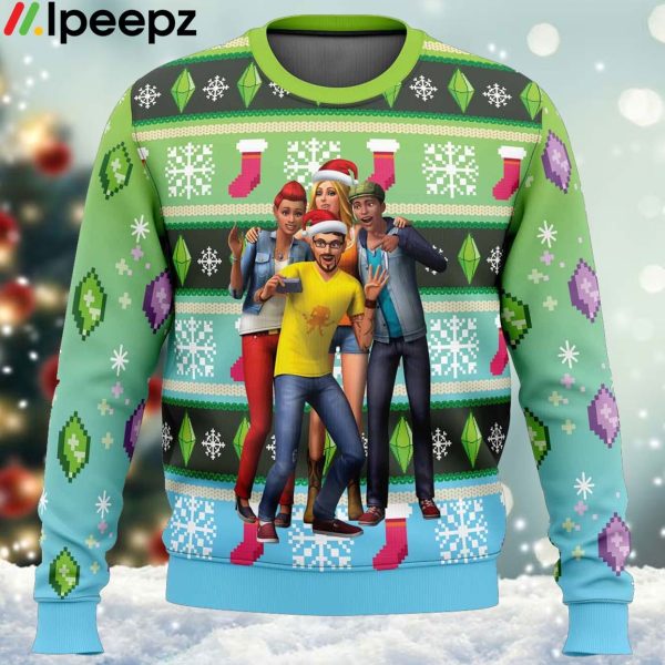 The Sims Ugly Christmas Sweater