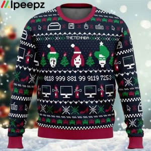 The X Mas Crowd IT Crowd Ugly Christmas Sweater