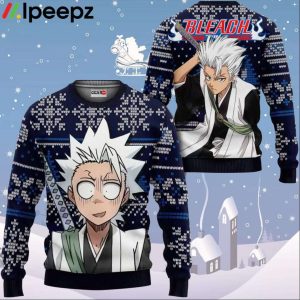 Toshiro Hitsugaya Ugly Christmas Sweater Custom Anime BL Xmas Gifts