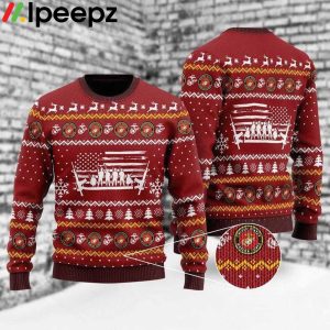 U.S Marine Corps Ugly Christmas Sweater