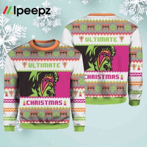 Ultimate Warrior Christmas Pro Wrestling Christmas Ugly Sweater