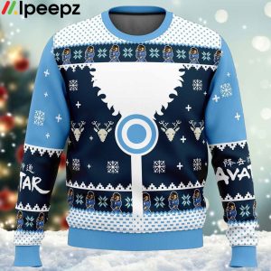 Waterbenders Water Tribe Avatar Ugly Christmas Sweater