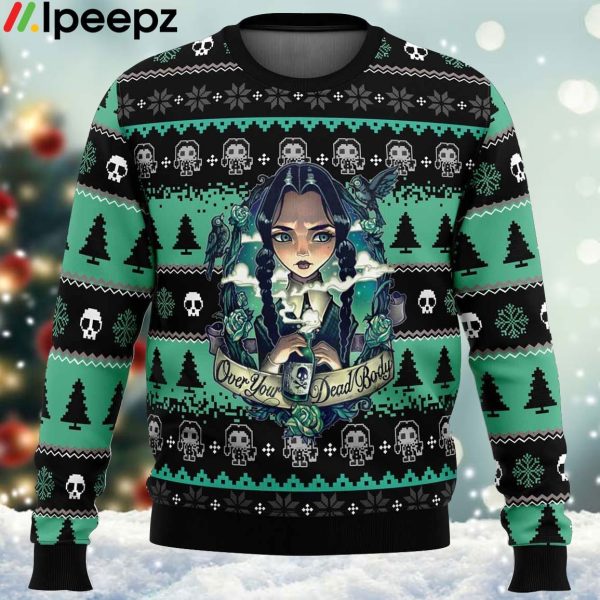 Wednesday Addams Ugly Christmas Sweater