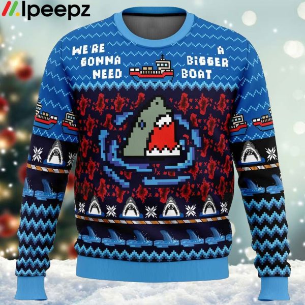 Were Gonna Need A Bigger Boat Jaws Ugly Christmas Sweater