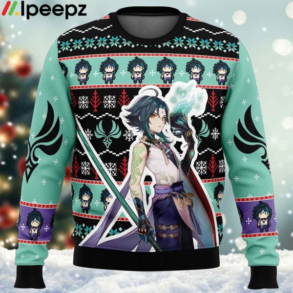 Xiao Genshin Impact Ugly Christmas Sweater